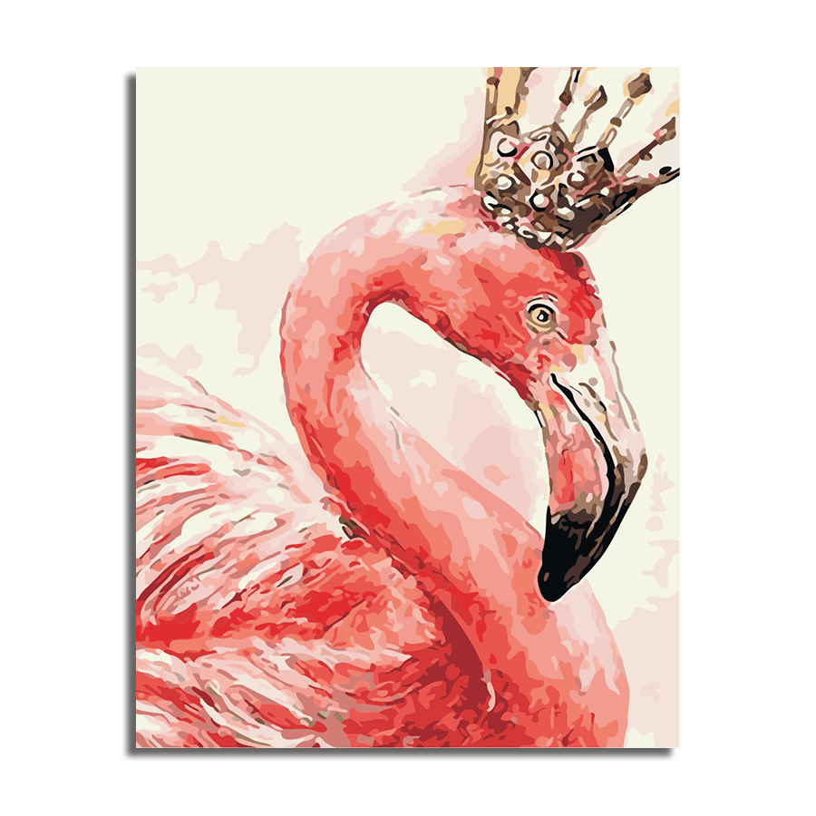 Flamingo Diy Paint By Numbers Kit For Adults Beginner Animal - Temu United  Arab Emirates