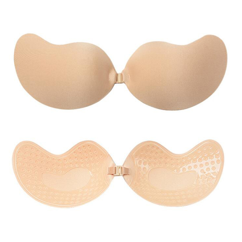 UnBra Silicone Self-adhesive Push-up Strapless Bra in Box – Nude