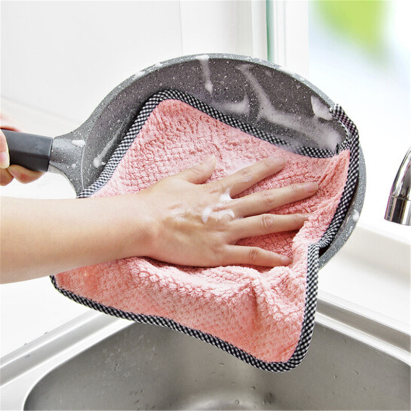 Microfiber Cleaning Cloth Microfiber Dish Towels Kitchen - Temu