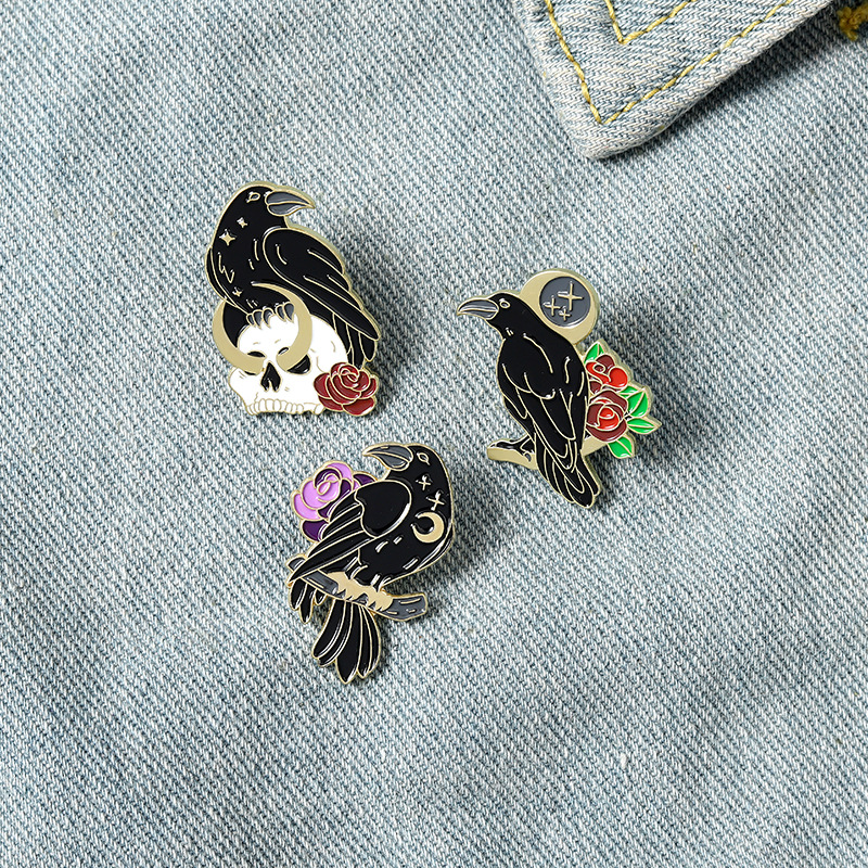 Crow Mask Doctor Pattern Brooch Cartoon Fashion Enamel Pin - Temu