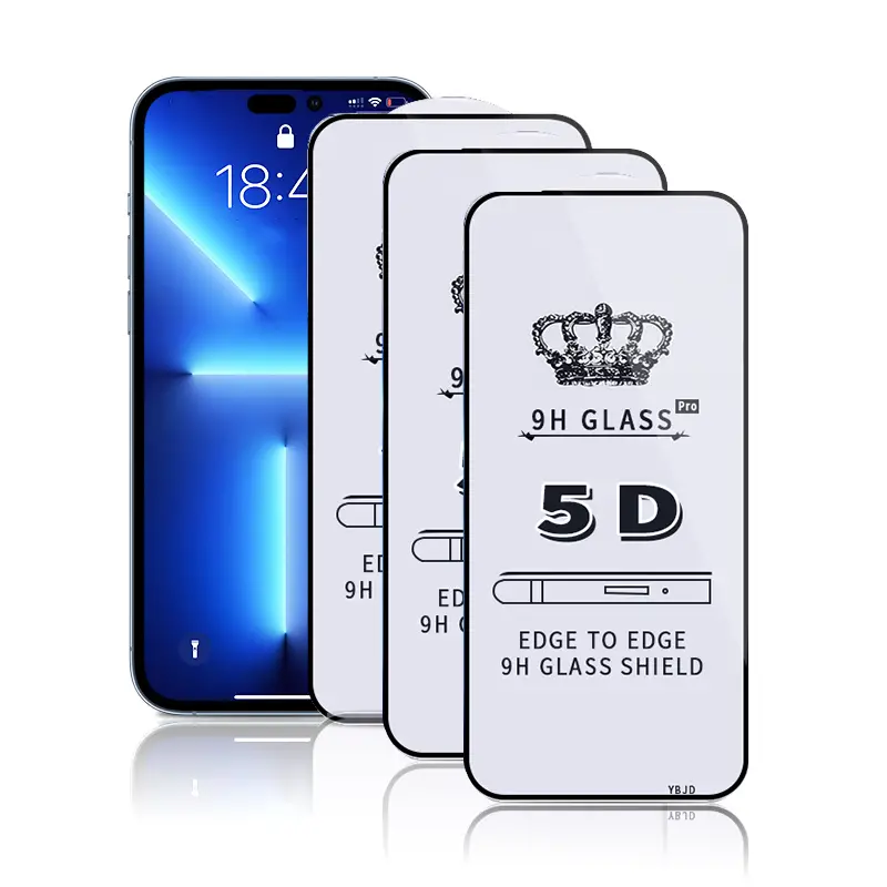 3Pzas - Protector de pantalla de vidrio templado, alta calidad 5D - HD para  iPhone 11 - 14 Pro Max