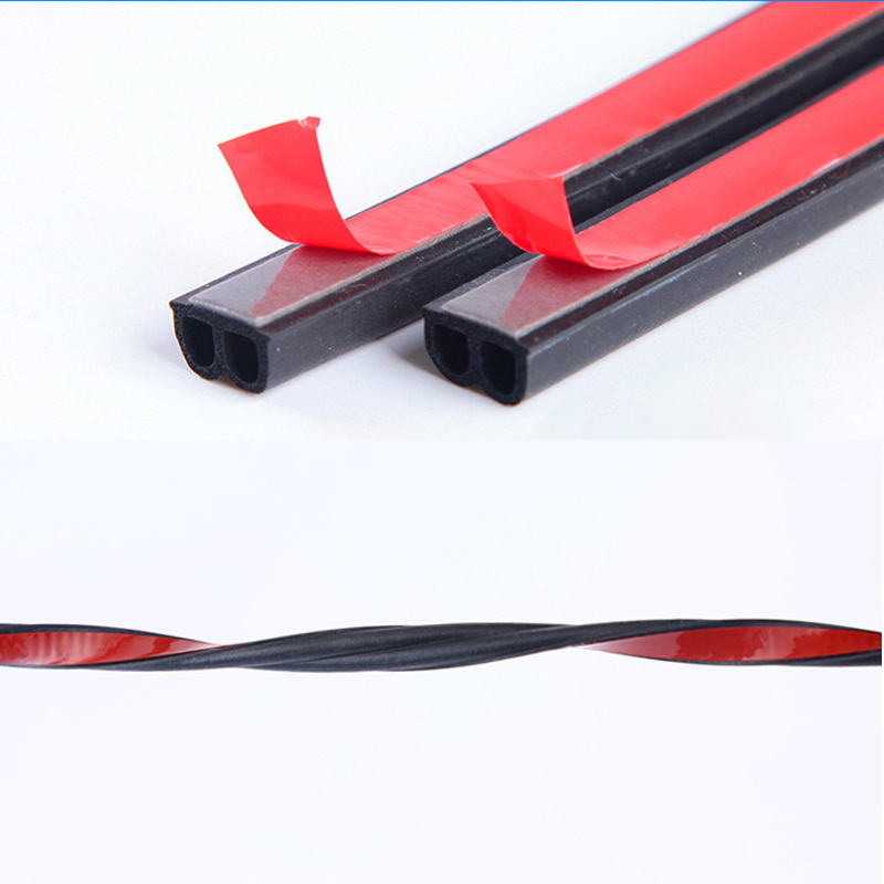 YOUSHARES Car Door Seal Strip – B Shape Adhesive Automotive Rubber Weather  Draft Seal Strip Weatherstrip for Car Door Soundproofing Weather Stripping