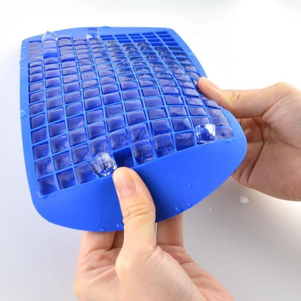 160 Grids Silicone Ice Cube Tray, Small Square Ice Maker, DIY Small Ice  Cube Mold, Kitchen Accessories