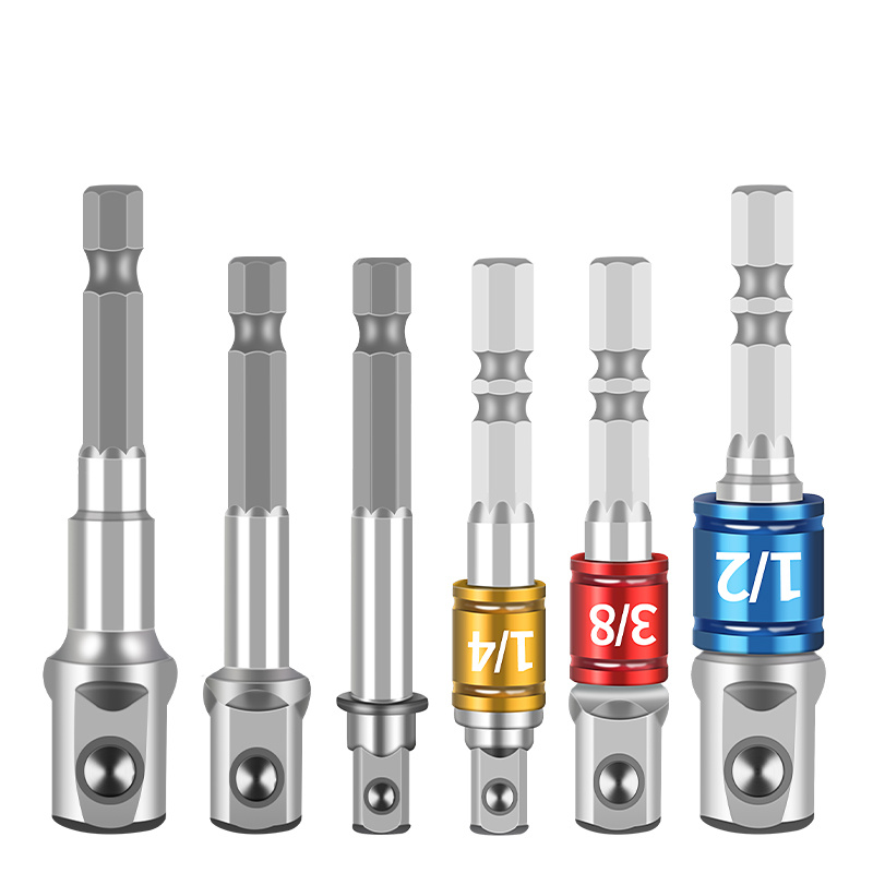 Universal Drill Screwdriver Socket Adapter Set Hex Shank Temu