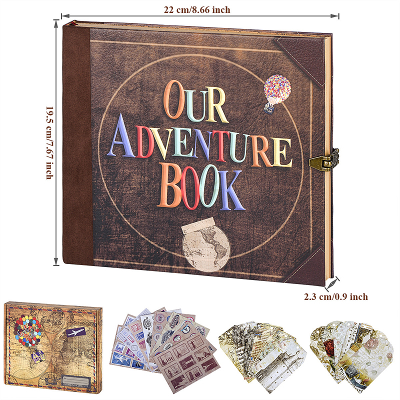 Our Adventure Book from Up! Inspired Scrapbook and Photo Album