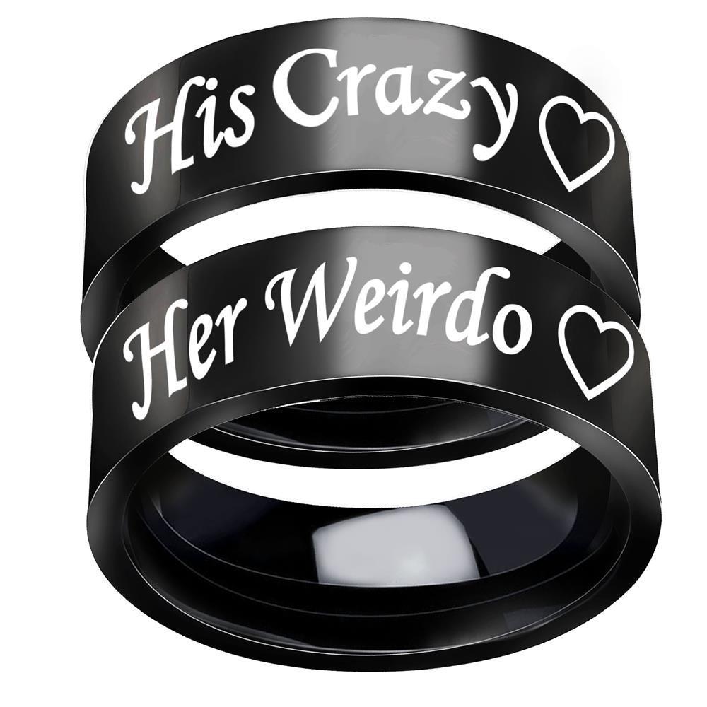 Her crazy his hot sale weirdo rings