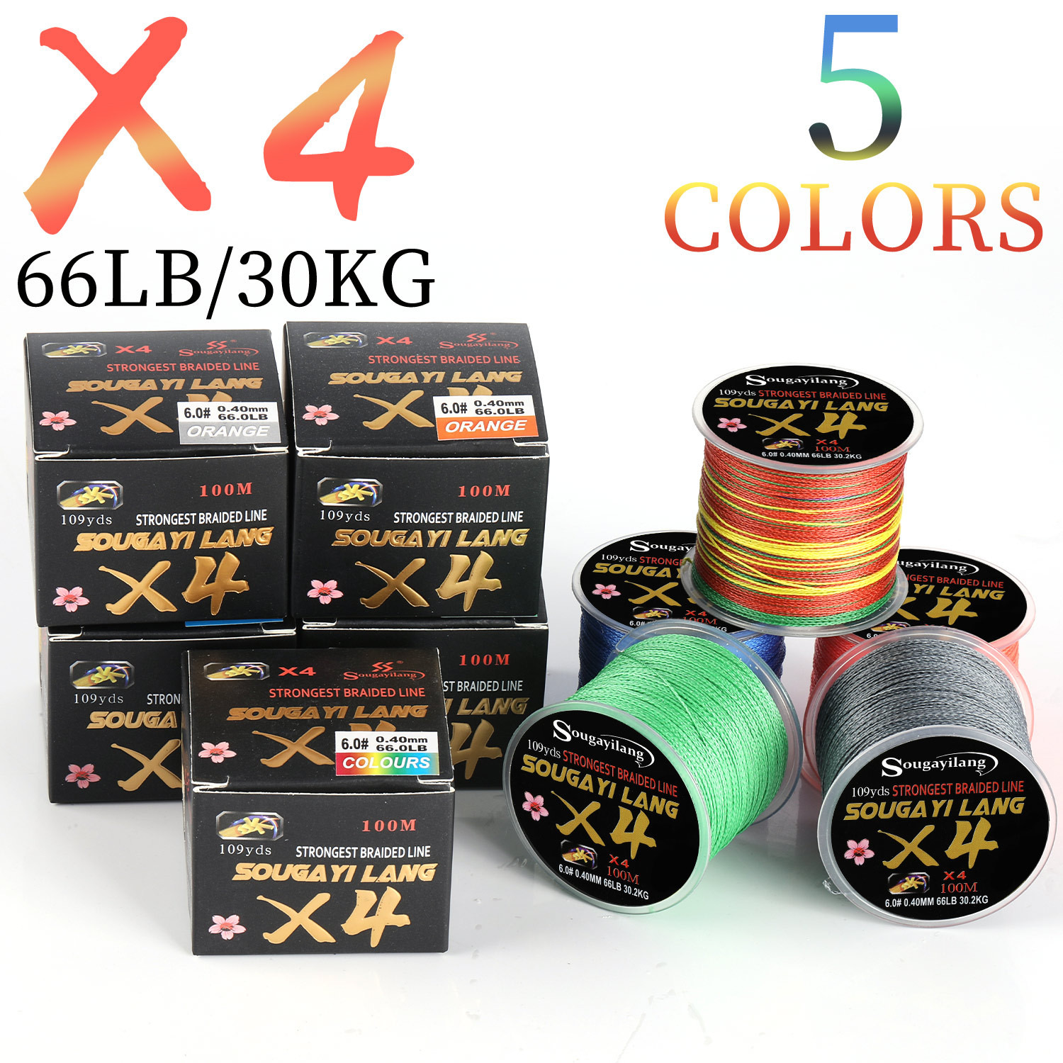 Sougayilang Fishing Line: Pe Multifilament Line Maximum - Temu