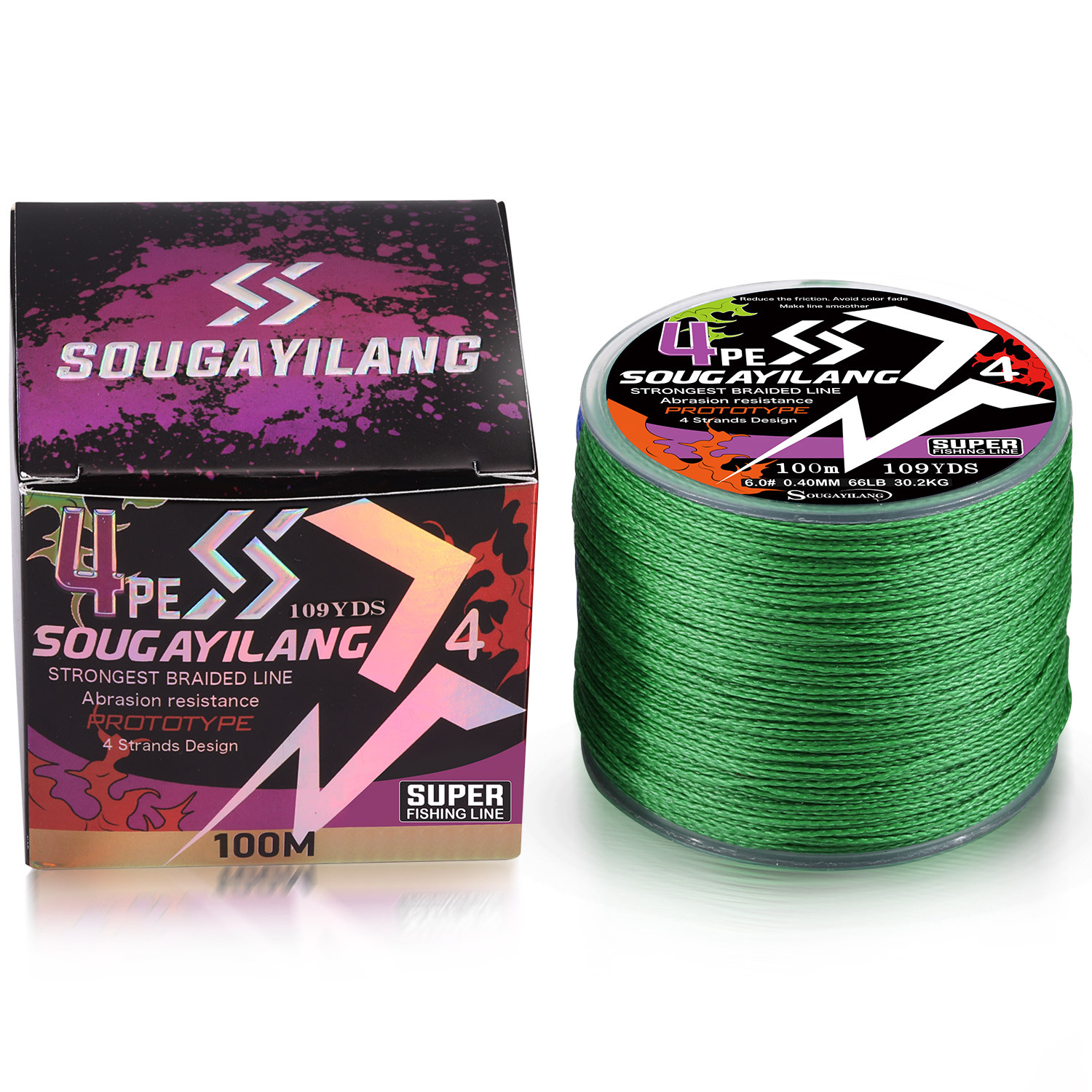 4 Strands Pe Braided Fishing Line Super Strong Durable - Temu New