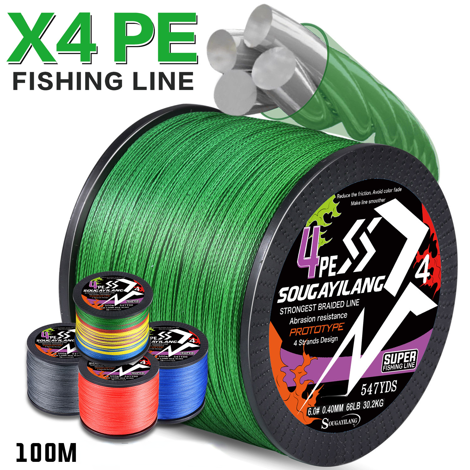 8 Braid Fishing Line /546yd Pe Line 8 Strands Multi filament - Temu  Australia