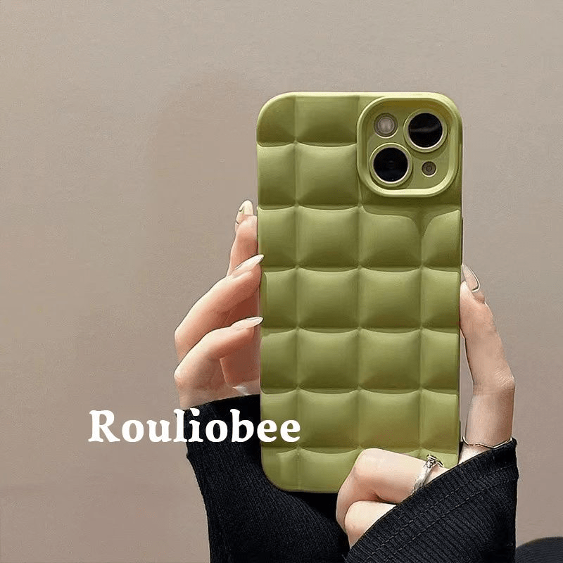 Leather Lattice Protection Cover, Leather Phone Case