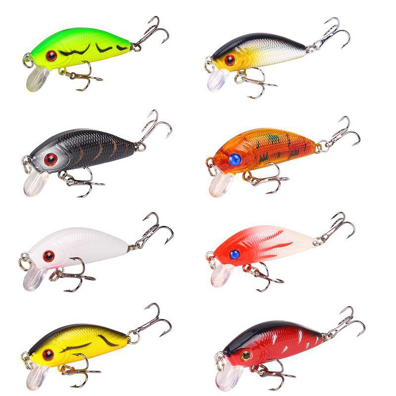 5-Pack of Minnow Floating Crank Fishing Lures - Perfect for Topwater  Fishing!