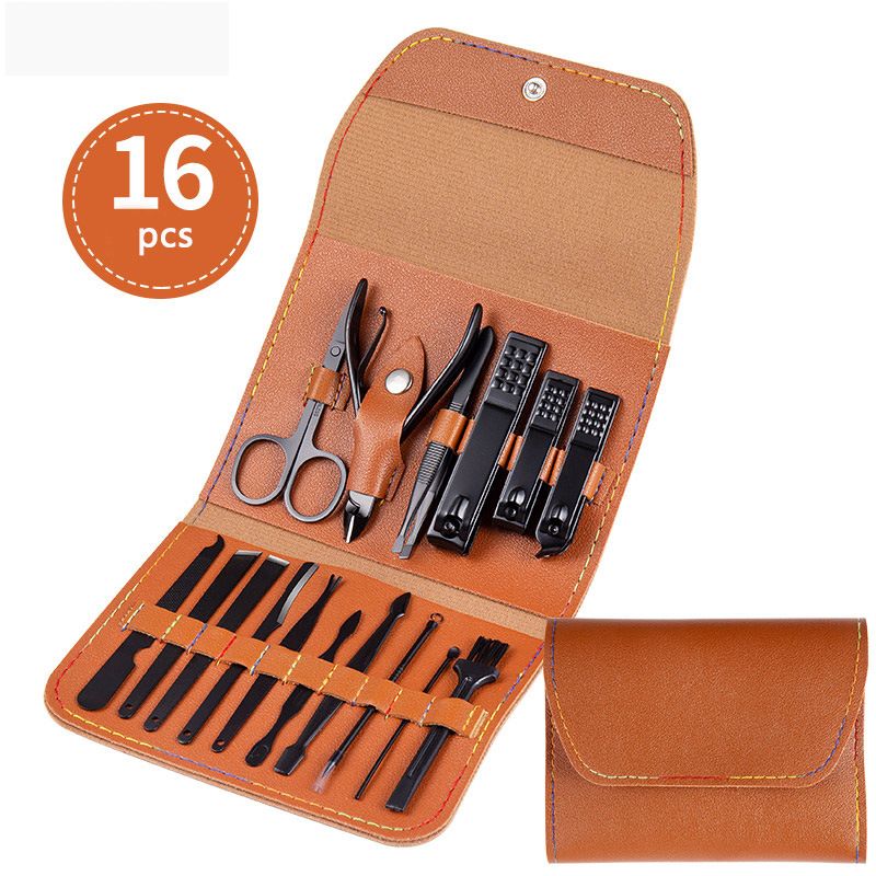 Manicure Set Nail Clippers Pedicure Kit Stainless Steel Kit Nail Scissors Grooming Kit Professional Hand Or Foot Nail Care Tools With Leather Travel Case | Check Out Today's Deals Now | Temu Manicure Set Nail Clippers Pedicure Kit Stainless Steel Kit Nail Scissors Grooming Kit Professional Hand Or Foot Nail Care Tools With Leather Travel Case | Check Out Today's Deals Now | Temu