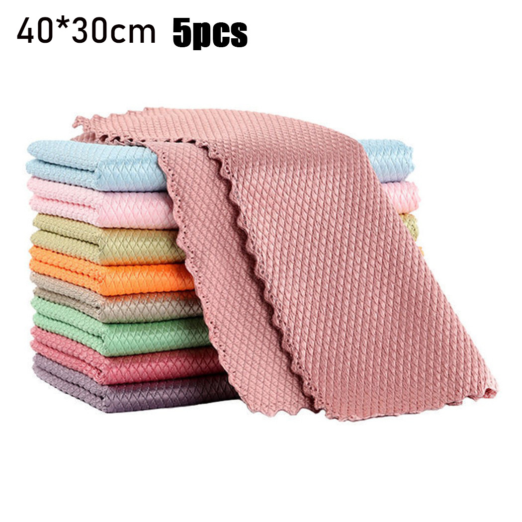 Myclong Thickened Magic Cleaning Cloth, Reusable Microfiber CleaningRag,  Streak-Free Miracle Cleaning Cloths, Upgrade All-Purpose Microfiber Towels