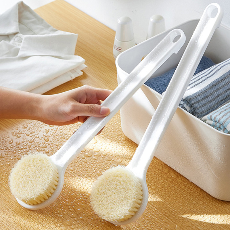 1pc Bath Brush Long Handle Brush Body Wash Brush