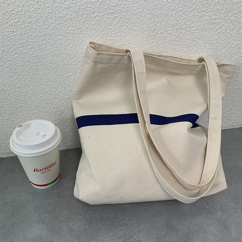 Canvas Shoulder Bag Women's Large Capacity Shopping Tote