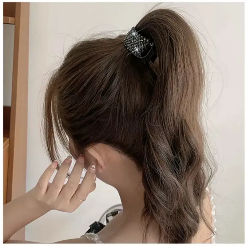 Perla Metallo Fermagli per capelli Strass Per donna Moda - Temu Italy
