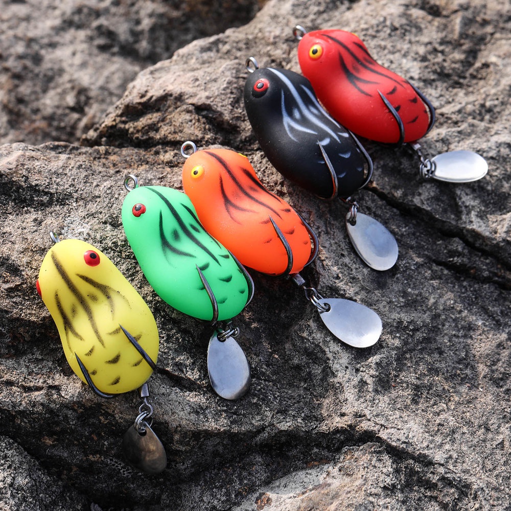 5pcs Sougayilang Mix Color 5cm Frog Fishing Lure - Effective Bait For  Catching Fish - Sports & Outdoors - Temu Austria