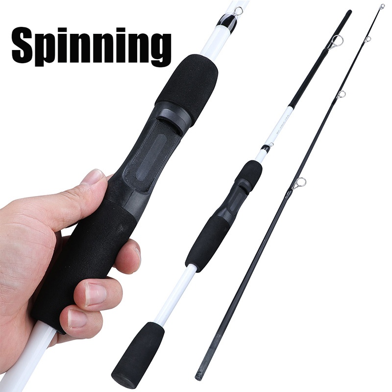 Sougayialng 2 Sections Travel Casting Fishing Rod