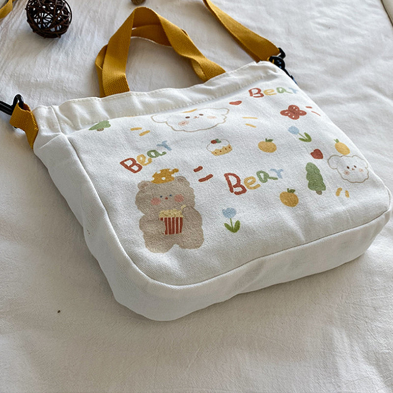 One Cute Chick Embroidered Canvas Tote