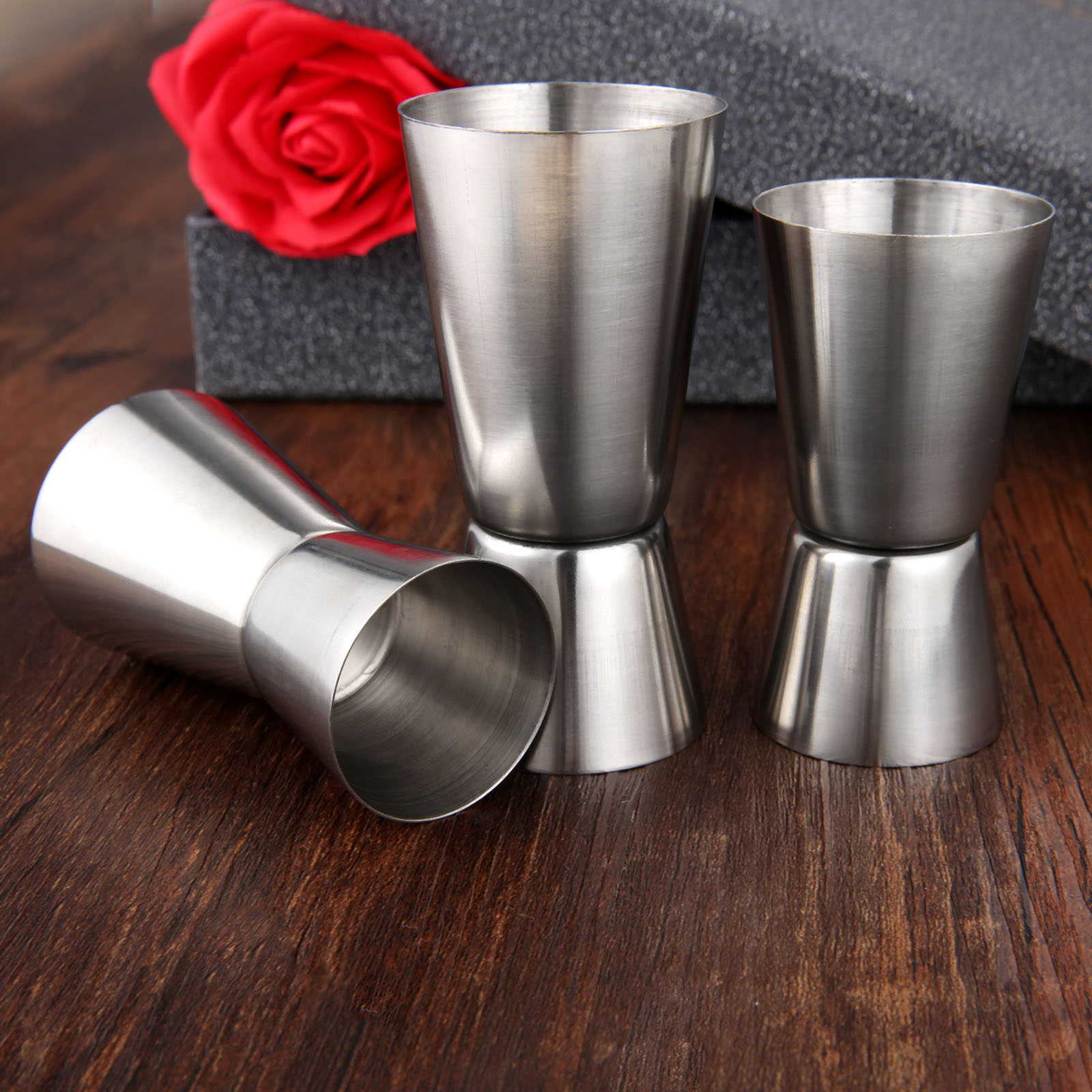 Stainless Steel Measuring Cup Cocktail Shaker - Temu