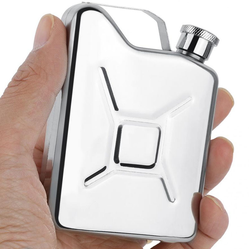 1pc 5oz Hip Flask With Funnel, Portable Whiskey Decanter With Funnel,  Creative Stainless Steel Flagon For Whiskey, Personalized Gifts for  restaurants/