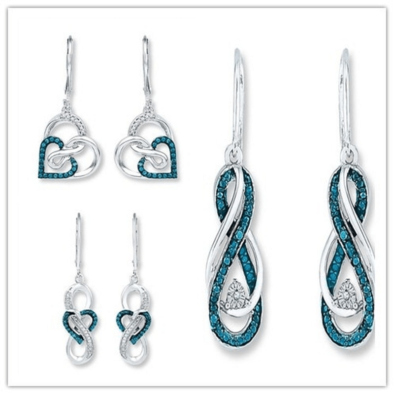 

Antique Metal Hand Carved Heart Earrings Set With Zircon Women's Hook Dangle Earrings