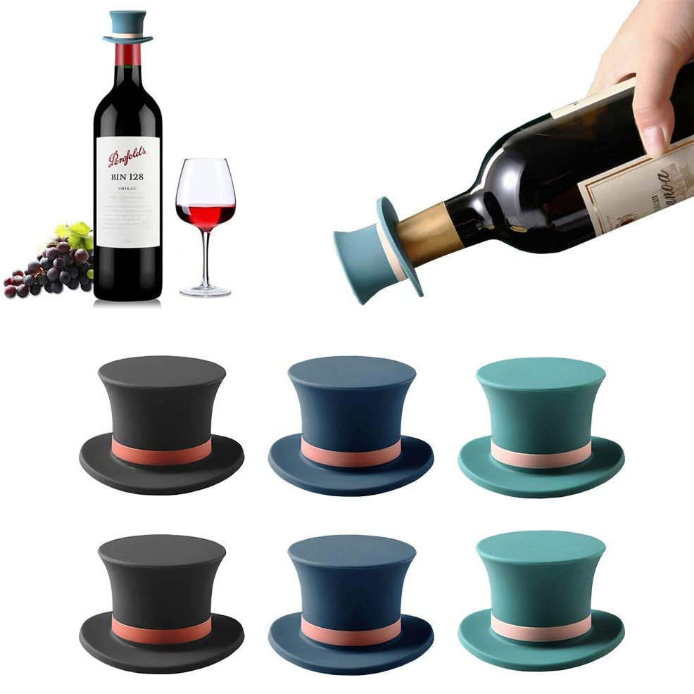 Silicone Wine Stoppers Replace a Cork Airtight Seal on Wine Bottles  Reusable Beer Bottle Cover Wine Bottle Stopper Wine Saver Wine Gifts -  China Silicone Wine Stoppers, Cork Airtight Seal