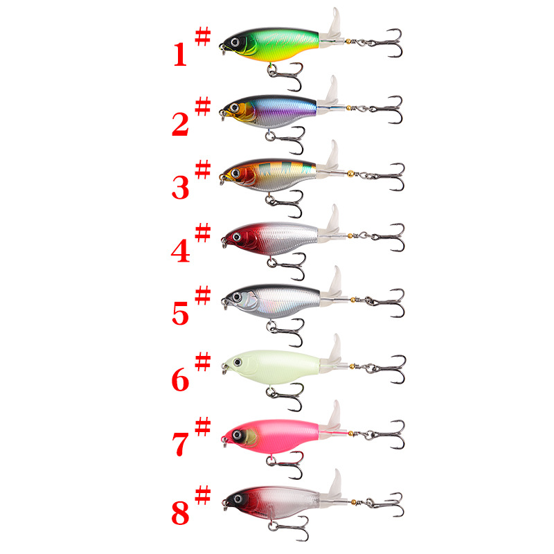 1pc Fishing Lures Propeller Water Surface Laser Reflective Mini Bait, Check Out Today's Deals Now