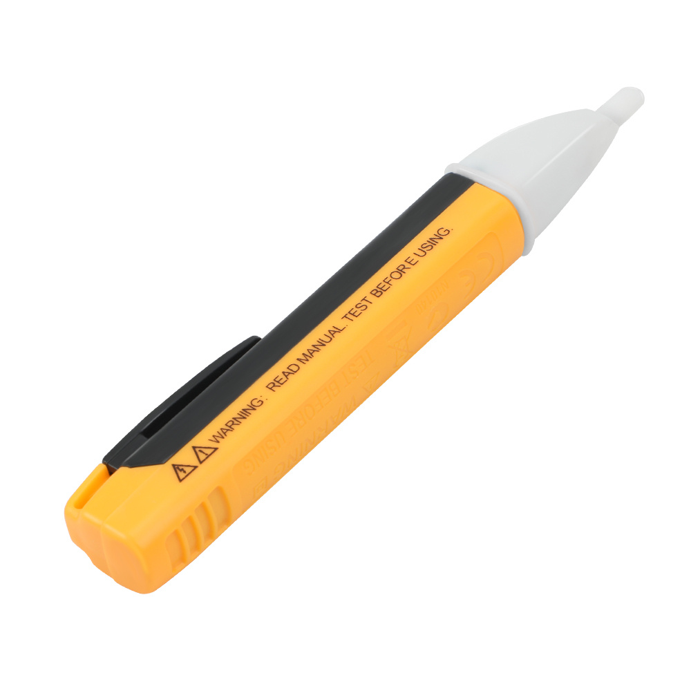electric indicator 90 1000v non contact socket wall ac power outlet voltage detector sensor tester pen led light ac 110v yellow test pencil details 4