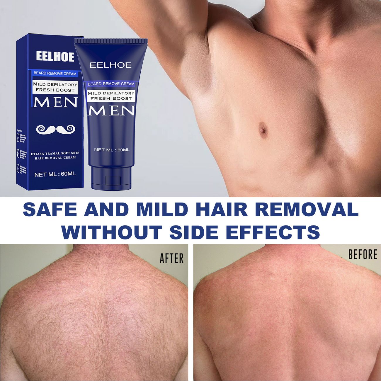 Intimate Private Hair Removal Cream For Men For Unwanted Male Hair In  Intimate Private Area Safe Mild Depilatory Cream Suitable For Men's  Underarm Chest Arms Hest Back Legs | Check Out Today's