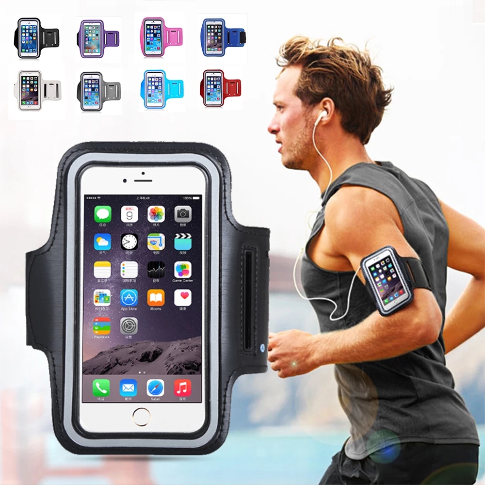Sport Armband Holder Smartphones Secure Running Gym Arm Band - Temu