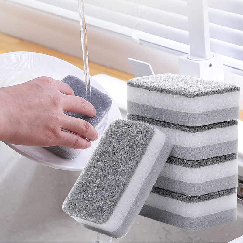 Durable Thickened Dish Washing Sponge Scrubber, Kitchen Scrubber For Pots  And Pans, Water Absorbent