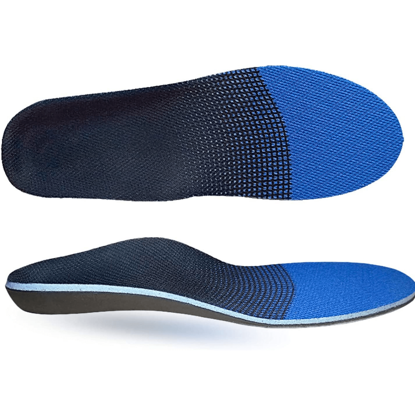 1 Pair Unisex Full Length Arch Support Foot Insoles For Over pronation 