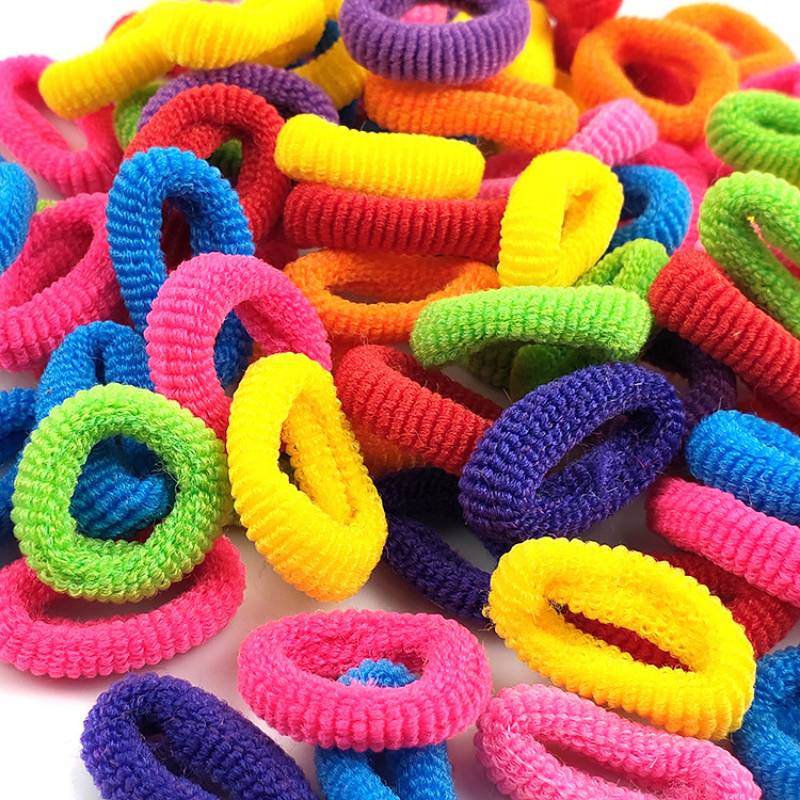 Baby Hair Ties Elastic Hair Bands Colorful Scrunchies For Toddlers baby-hair-ties-elastic-hair-bands-colorful-scrunchies-for-toddlers
