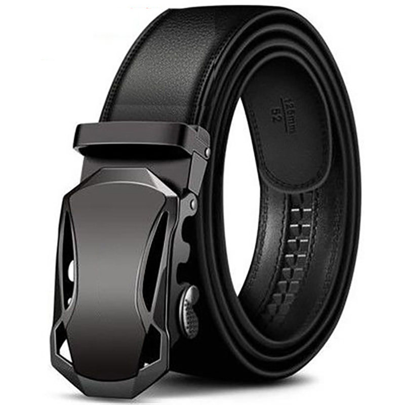

Very Long 105cm-170cm/41.3-67inches Wide 3.5cm Belt For Men's Automatic Buckle Imitation Pu Leather Belt For Fashion Designer Belt For Men , Ideal Choice For Gifts