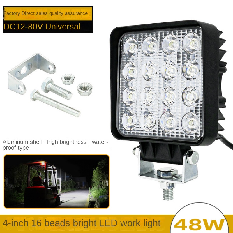 Excavator Forklift Headlights, 12v Super Bright Boom Lights, 24v Bright