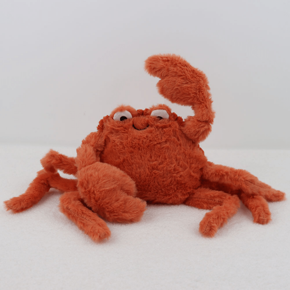 kawaii funny crab plush toys 45cm 17 7 cartoon orange crab toys soft crab stuffed animals plushies gift for kids boys and girls 2