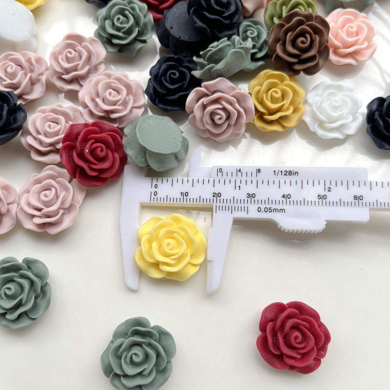 Rhinestone Flowers, 12mm Colorful Craft Accents