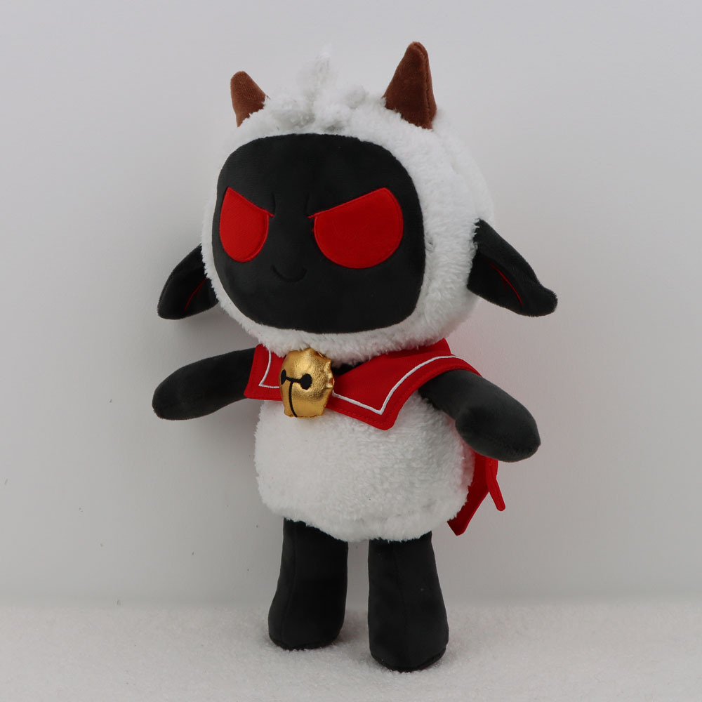 Yesterday I got my cult of the lamb plushy and I love it so much  🤩🤩🤩🐑🐑🐑 cult of the lamb has to be one of my favourite games of all  time :) 