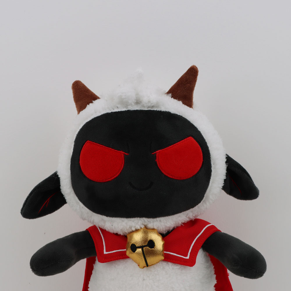 Yesterday I got my cult of the lamb plushy and I love it so much  🤩🤩🤩🐑🐑🐑 cult of the lamb has to be one of my favourite games of all  time :) 