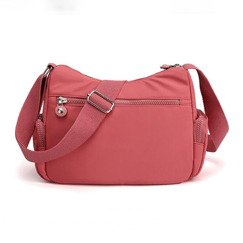 Simple Nylon Crossbody Bag, Multi Pockets Shoulder Bag, Large Capacity  Every Day Purse For Women - Temu