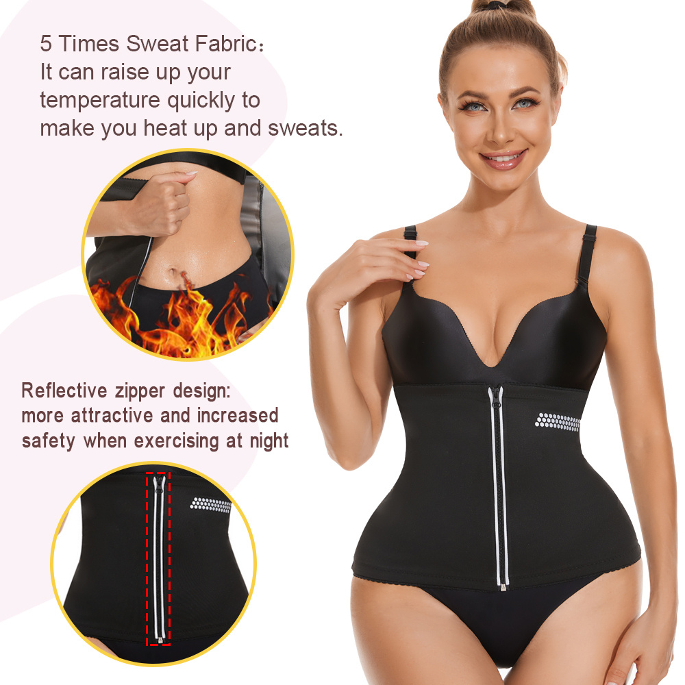 Sauna Sweat Belt Sweat To Lose Weight Woman Postpartum Waist Trainer  Slimming Sheath Woman Flat Belly Fat Burning Girdle