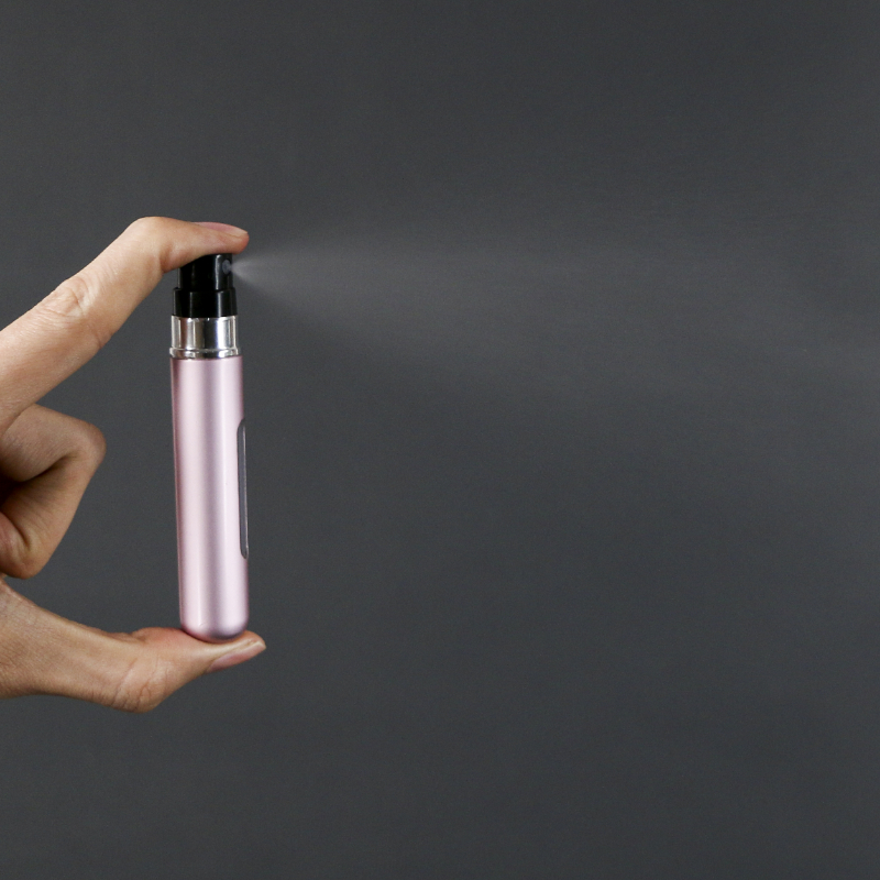 Perfume Bottle Mini Aluminum Perfume Spray Bottle Travel Container With  Empty Atomizer Refillable Bottles - Temu