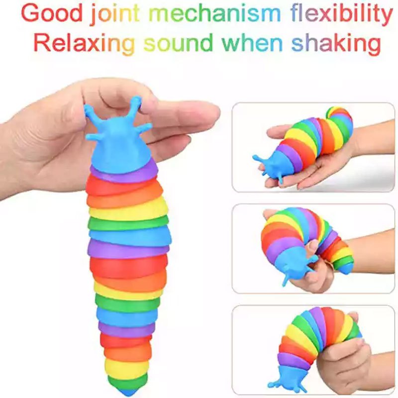 Fidget Worm!!! Sensory Toy Stress Relief Anti-Anxiety for Kids and