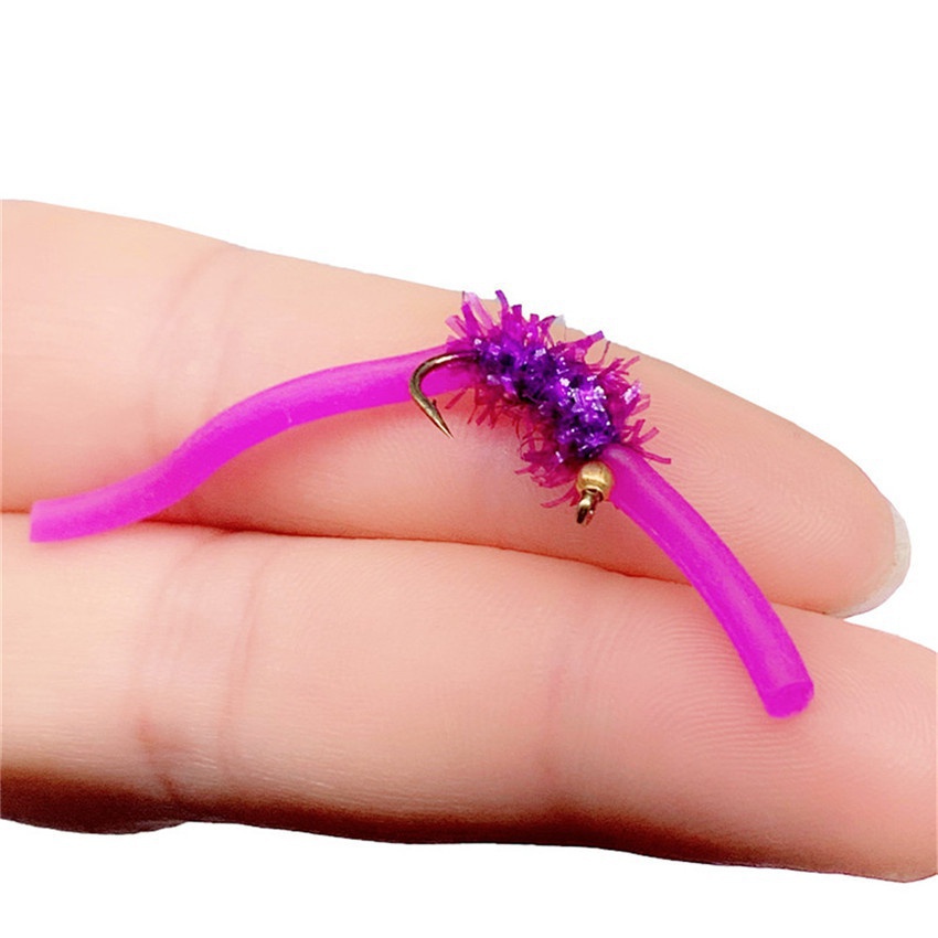  10ct Purple Chartreuse Tail 4 Ringworms Bass Fishing Lures  Finesse Ringed Worm Swimming Lures Bait Fishing Equipment Lifelike Fishing  Lure Kit : Sports & Outdoors