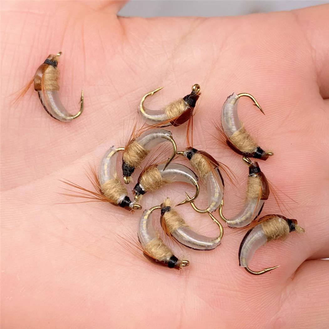 12pcs Fly Fishing Baits, Imitation * Fly Hook, Artificial Insect Hook, Dry *