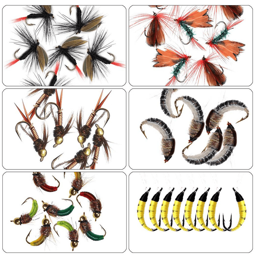 Fly Fishing Trout Flies - Stimulator Olive/Green Dry Fly - Hand Tied  Attractor/Prospecting for Trout and Freshwater Fish - 4 Size Assortment