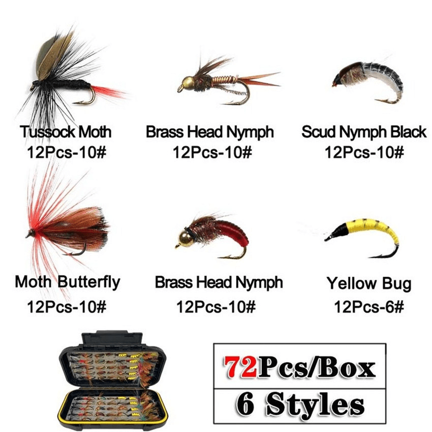 Trout Park Kit - 37 Fly Assortment, Flys and Guides