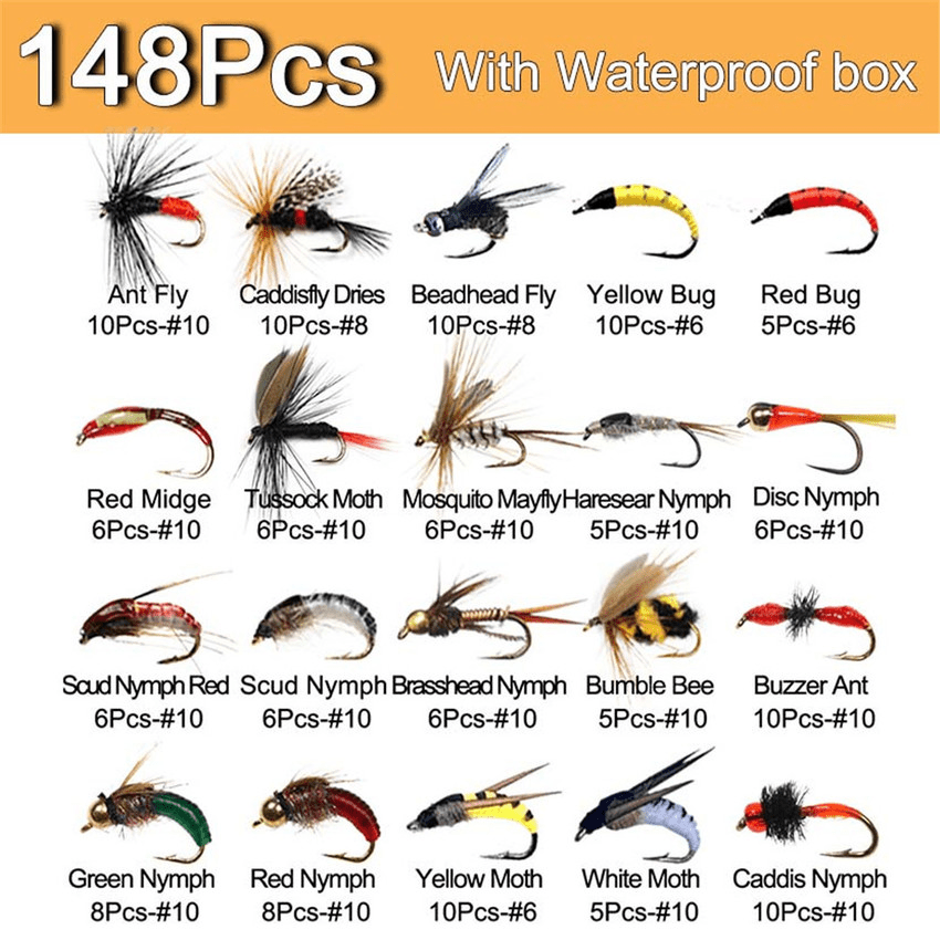 Dropship 12pcs/Set Insects Flies Fly Fishing Lures Bait High Carbon Steel  Hook Fish Tackle With Super Sharpened Crank Hook Decoy; Assorted Varieties  to Sell Online at a Lower Price