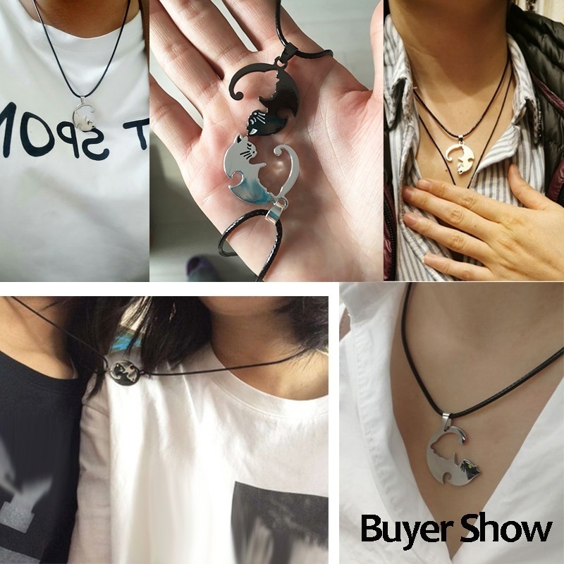 Couple necklace clearance shopee